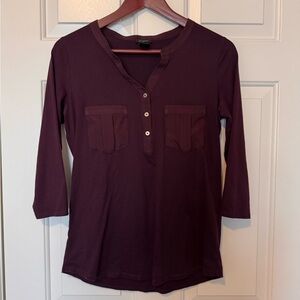 Women's Burgundy Top by Loft